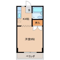 コーポ山王の物件間取画像